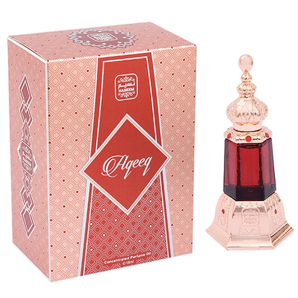 Arabic Perfume Oil Naseem AQEEQ from Dubia (UAE)18 ml Luxe Bottle